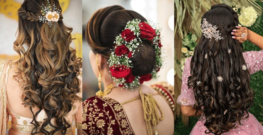 Kerala Bridal Jadai and Flower Adornments